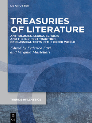 cover image of Treasuries of Literature